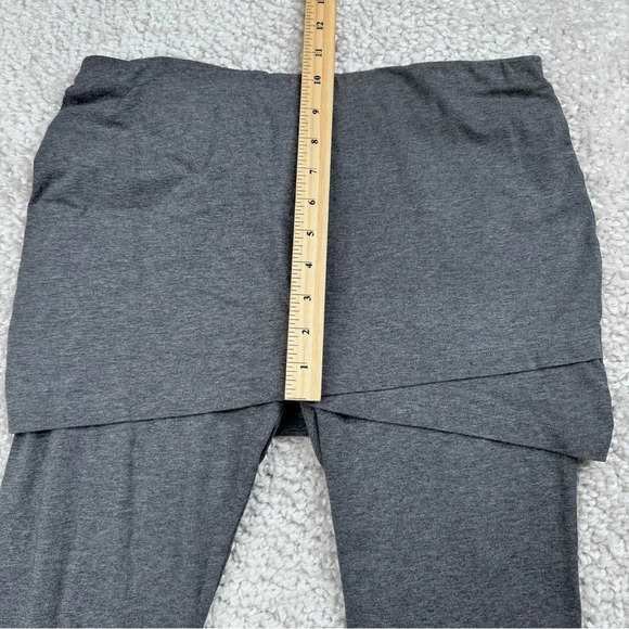 Cabi M'Leggings Crossover Skirt Leggings Heather Gray Size Small Style 5318 - Picture 8 of 12